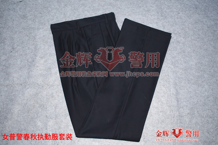 女公安新式现役春秋执勤服 女警用春秋夹克 警用毛料执勤服套装 普警