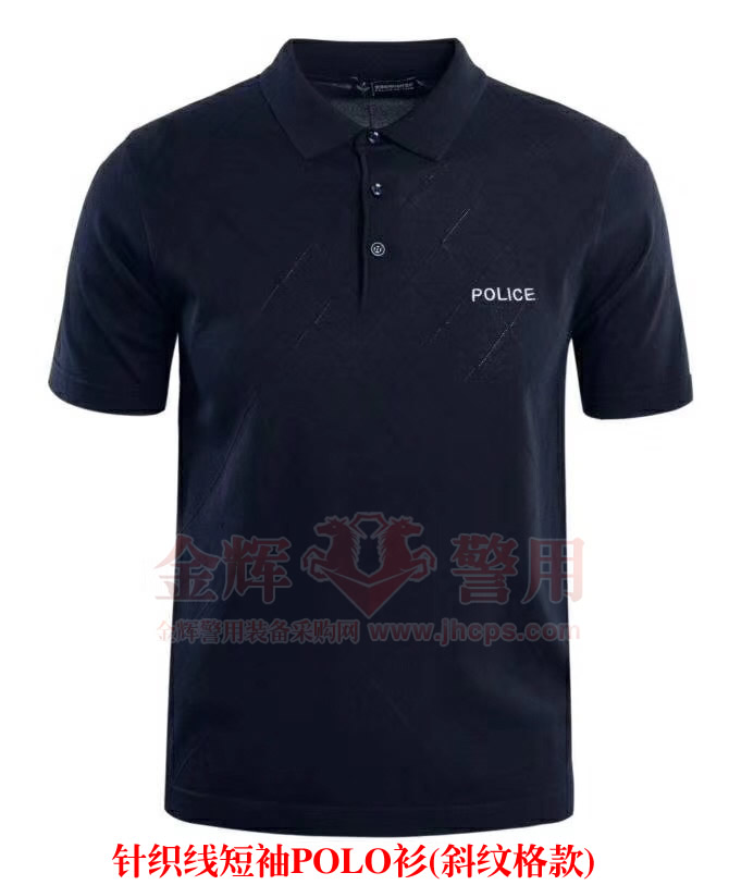 新款警察夏季短袖针织线圆领T恤 POLO翻领T恤衫