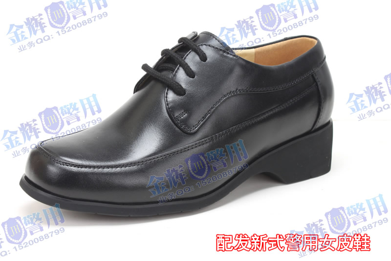 女公安警用皮鞋 正品警鞋 女警察专用皮鞋 女警服正装皮鞋 99式警用皮鞋
