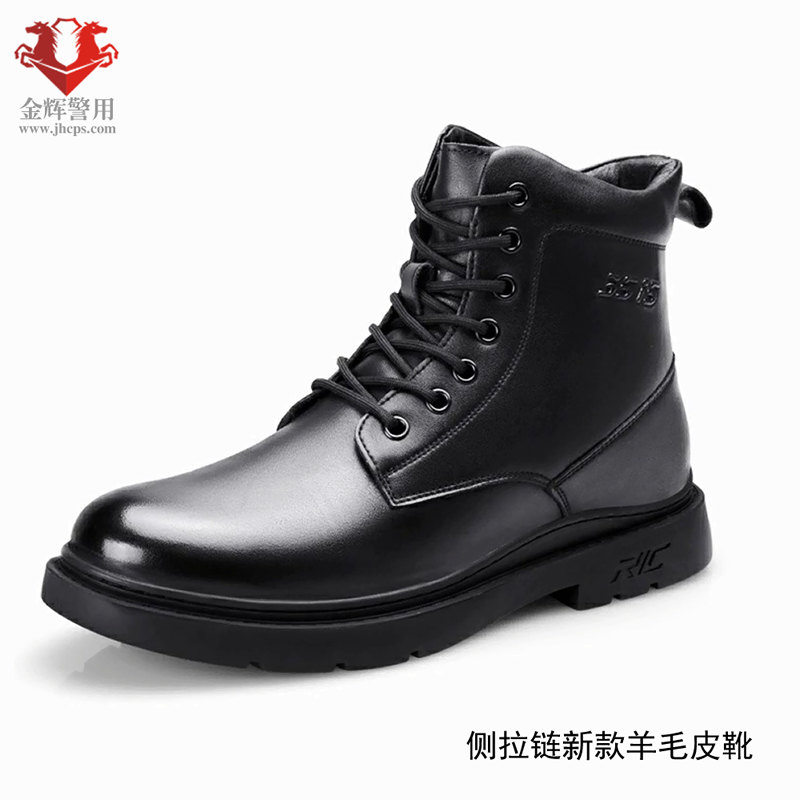 高档公务员羊毛新款皮鞋，正品正版警用皮鞋，职业装制式牛皮羊毛鞋