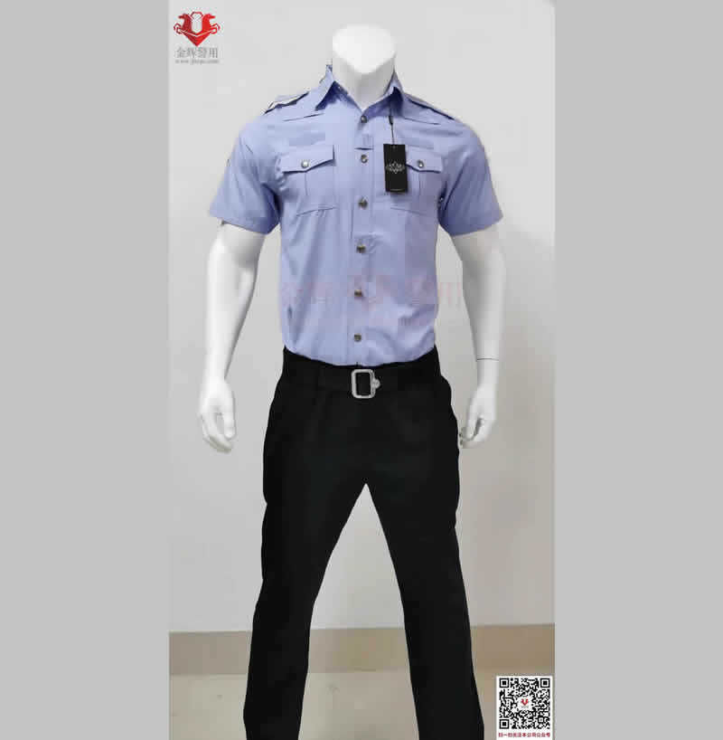 新款警服夏执勤束腰执勤服 弹力夏短袖警服 警服夏执勤短袖 深圳新型警服 港版修